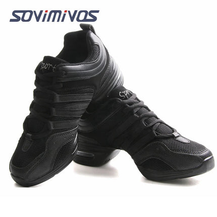 New Soft Outsole Breath Dance Shoes Women Sports Feature Dance Sneakers Jazz Hip Hop Shoes Woman Dancing Shoes Ladies Sneakers