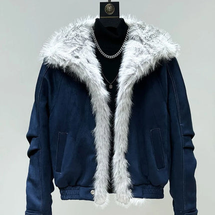 Mens Plain Casual Jacket Autumn Streetwear Fashion Daily Minimalist Loose Urban Youth City Boy Stitch Topstitching Outerwear