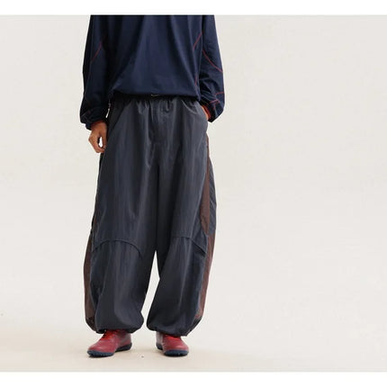 Men Women Splice Fashion Outdoor Loose Casual Lightweight Quick Dry Sports Cargo Baggy Pants Track Trouser Jogger Sweatpants