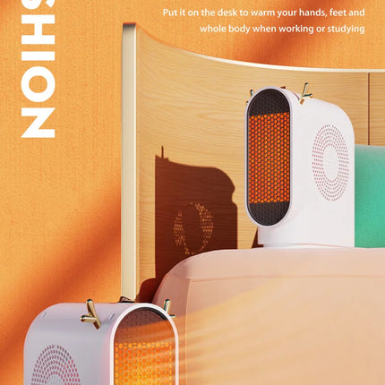 Electric Heater Winter Warmer Household Desktop Heater Fan Adjustable Thermostat Room Heater Home Appliance Heating Stove