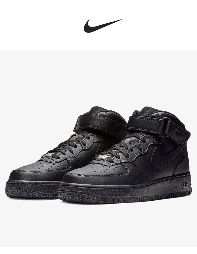 Nike Authentic Current Season Women's AF1 Air Force 1 Mid-Top Sports Casual Sneakers CW2289-001