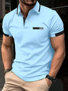 The new men's POLO shirt for summer 2025 features a casual, comfortable, soft, and fashionable 3D print