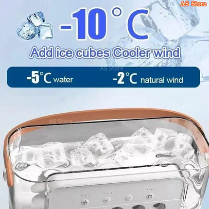 Nuovo Ventilatore 3 in 1 con Condizionatore d'Aria, Mini Raffrescatore Domestico, Luce Notturna LED, Umidificatore Portatile, Ventilatore Regolabile per Ufficio e Casa