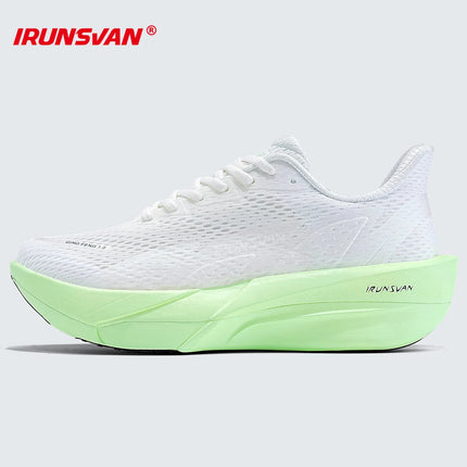 IRUNSVAN Surface 2000 Nylon Running Shoes for men Professional High Springback Training Women Outdoor Fitness Sport Shoes  ﻿ PlatiNum