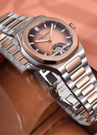 Nuovo Orologio da Uomo PAGANI DESIGN 2026 con Tourbillon Scheletrato, Orologio Automatico di Lusso di Alta Gamma per Uomo, Elegante Orologio da Polso Meccanico Sportivo