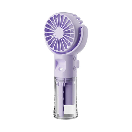 Ventilatore portatile per nebulizzazione d'acqua Mini ventilatore portatile ricarica USB 4 velocità ventole Spray per collo appese piccolo ventilatore portatile portatile portatile