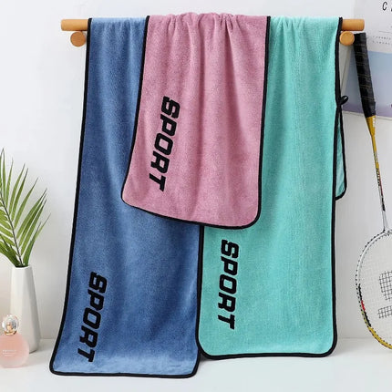 Asciugamano sportivo da palestra Asciugamano da bagno in fibra ultrafine Allenamento Yoga Asciugamani da spiaggia Asciugatura rapida Esercizio Assorbimento del sudore Asciugamano ad asciugatura rapida