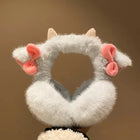Soft Plush Ear Keep Warmer Winter Earmuffs for Women Cute Lamb Bowknot Fashion Outdoor Earflap Protection Ear-Muffs Ear Cover