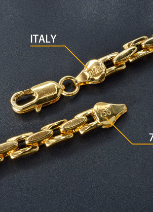 Sunny Jewelry Set Classic placcato oro collana bracciale per donna uomo Luxury Punk rame Link catene collana braccialetto regalo platinumshop