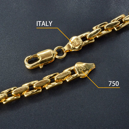 Sunny Jewelry Set Classic placcato oro collana bracciale per donna uomo Luxury Punk rame Link catene collana braccialetto regalo platinumshop