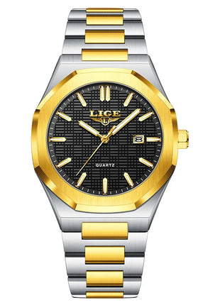 LIGE Orologio da donna elegante e lussuoso, orologio classico alla moda con data automatica, cinturino in acciaio inossidabile, orologi luminosi impermeabili per donna, regalo per signora platinumshop