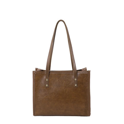 Borsa a Spalla Multifunzionale da Donna, Borsa Portatile con Manico Superiore, Borsa Casual Quotidiana per Pendolari, Borsetta Portaoggetti da Donna