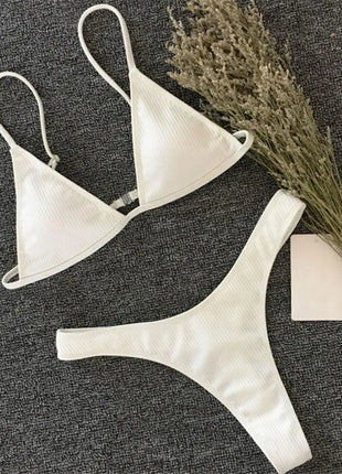 2 pezzi/set bikini da donna sexy set costumi da bagno da donna con cinturino per spaghetti senza fili ad asciugatura rapida platinumshop