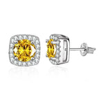 FB Argent - Jaune / 0,5 ct Zircon SANS TRAITEMENT