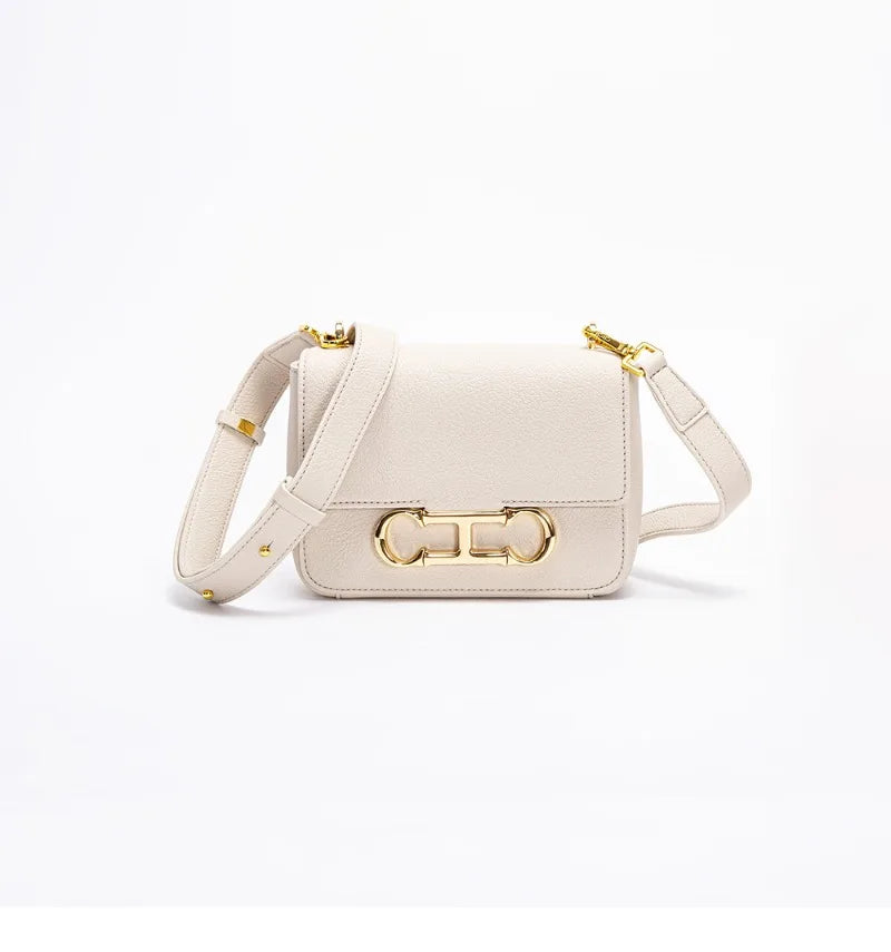 Carolina Herrera Elegante classico semplice tinta unita versatile casual da donna nuova borsa a tracolla di lusso leggera con una spalla