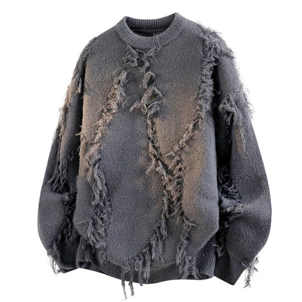 2026 Autumn Winter Crew Neck Sweater For Men Fashion Japanese Style Loose Casual Knit Pullover Long Sleeve Tops