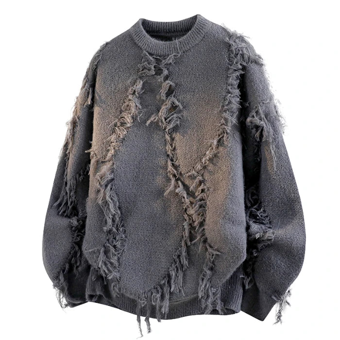 2026 Autumn Winter Crew Neck Sweater For Men Fashion Japanese Style Loose Casual Knit Pullover Long Sleeve Tops