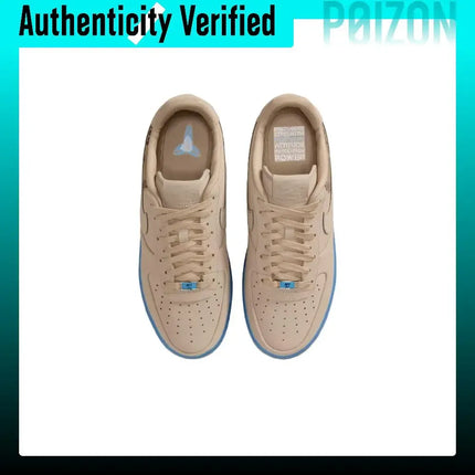 Nike Air Force 1 Low top Skateboard Shoes Unisex Brown Blue IH1018-200