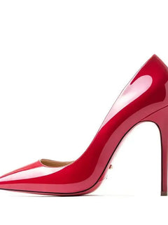 Plus Size 34-44 Sexy Red Shoes Rubber Bottom Pointed Toe Spring Shallow Women Pumps Dress Party Wedding High Heels
