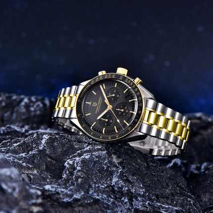 PAGANI DESIGN 2026 Nuovo Orologio da Uomo di Lusso con Vetro Zaffiro AR, Cronografo Sportivo con Quadrante Tachimetro 500, in Acciaio 316L, Luminoso