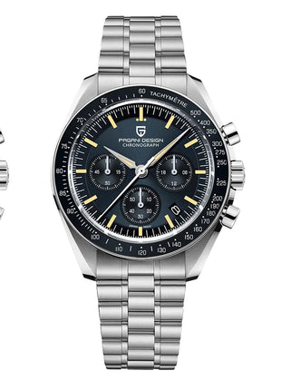 PAGANI DESIGN 2026 Nuovo CK2988 Orologio da Polso da Uomo al Quarzo di Lusso Retrò con Funzione Luna, Vetro Zaffiro e Cronografo di Precisione