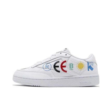 Reebok Club C Skateboard Shoes Unisex Low Top White FY3073