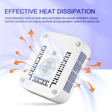 Professional Turbo Vacuum Cleaner Brushless Nail Dust Collector Electric Nail Dust Extractor Fan for Manicure Table Nail Drill Acrylic Powder Gel Dust Removal