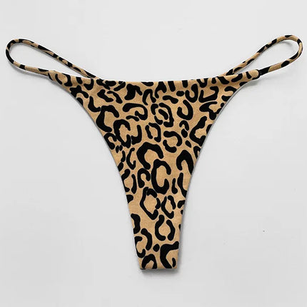 Cotton G String Leopard Women Panties Sexy Briefs Thong Low Waist T-back Bikini Underwear Seamless Femlae Lingerie Size S-XL