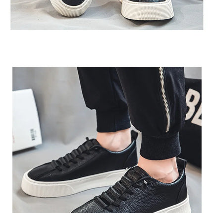Sneakers for Men  Fashion Casual Lace Up Round Toe Flat White mens Running Sport Shoes Zapatillas Deportivas Hombre