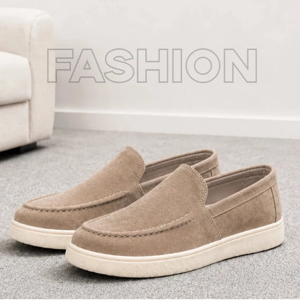 Scarpe casual da uomo estive, comode, con plateau, mocassini di design, traspiranti, slip-on, scarpe da ufficio piatte da uomo