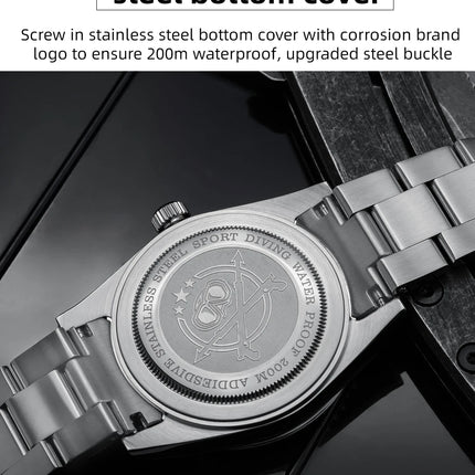 ADDIESDIVE New Gift Watch For Men AD2068 Quartz Watches 39mm Waterproof 200m Ceramic Bezel BGW9 Luminous Diving Leisure Wristwat