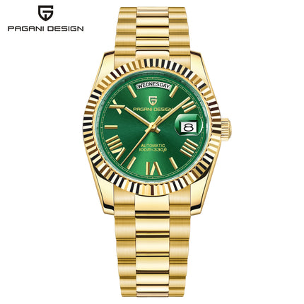 PAGANI DESIGN quadrante smaltato 2025 nuovi orologi da uomo DD36 argento oro orologio automatico di lusso da uomo orologio da polso meccanico impermeabile