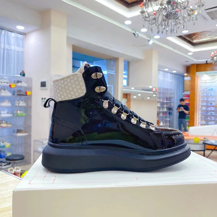 Men Platform Casual Shoes Oversized High-top Sneakers Fashion Motorcycle Boots Comfortable Ankle Boots Fashion Sports Shoes