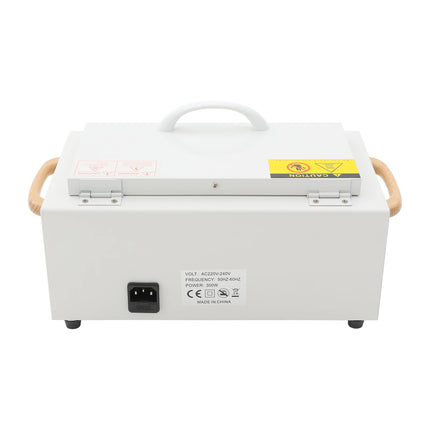 300W Metal Disinfection Cabinet, High Temperature Nail Tool Sterilizer, 31*20.5*17.5cm Cleaning Machine For SPA Salon Barber, Beauty Salons, Home