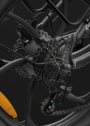 Bicicletta Elettrica Pieghevole PVY Z20 MAX con Sensore di Coppia, Doppia Batteria per Pendolarismo Urbano, E-bike a Pedalata Assistita con Autonomia di 25.6Ah