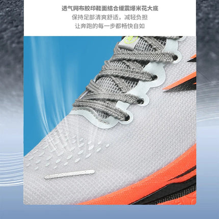 2026 NEW Men Sports Running Shoes Off Marathon Breathable Light Comfortable Women Athletic Sneakers Jogging Tenis Air Cushion PlatiNum