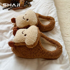 Brown Toast Slippers