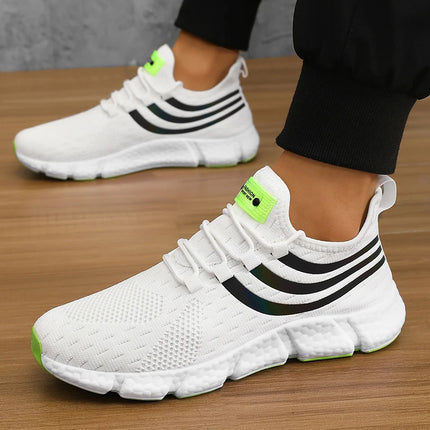 Scarpe sportive Casual da uomo Sneakers leggere e traspiranti appartamenti antiscivolo Outdoor Running Walking Tenis scarpe da Jogging atletiche