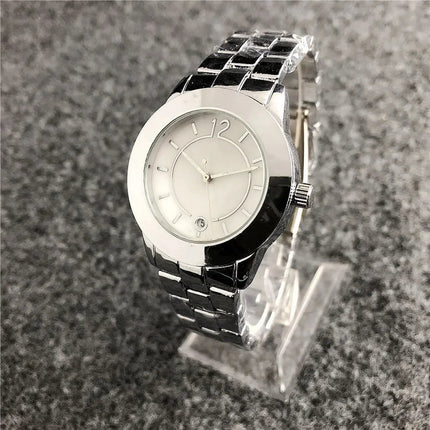 Nuovi Orologi da Donna di Lusso, Moda, Calendario, Acciaio Inossidabile, Quarzo, Orologi da Polso da Donna, Reloj Mujer, Best Seller, Montre platinumshop