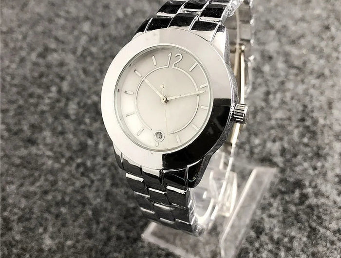 Nuovi Orologi da Donna di Lusso, Moda, Calendario, Acciaio Inossidabile, Quarzo, Orologi da Polso da Donna, Reloj Mujer, Best Seller, Montre platinumshop