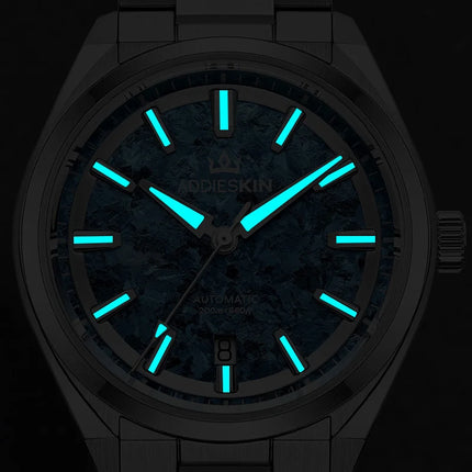 AddiesKIN K006 Men Watch Sapphire Glass BGW9 Luminous 20Bar Waterproof Ice Crystal Titanium Dial 9015 Mechanical Automatic Watch