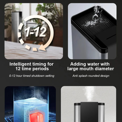 13L Nebbia Calda Umidificatore Ad Ultrasuoni Aria Muto Umidificatore Commerciale Supermercato Frutta Fresco-Mantenere Mist Maker Umidificatore UV 110 V-240 V