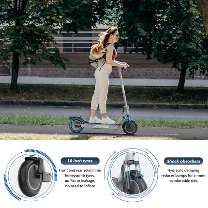 Scooter elettrico IENYRID M1 250W 36V 12,5 AH Batteria Pneumatici da città da 10 pollici Display digitale intelligente a LED Scooter da città per adulti