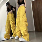 Pantaloni cargo retrò Moda donna Streetwear Vita alta Pantaloni sportivi casual sottili Pantaloni sportivi Harajuku Abbigliamento donna Pantaloni Mujer