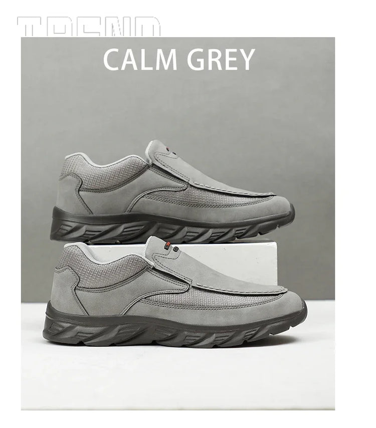 Scarpe Casual in pelle da uomo mocassini traspiranti Sneakers da uomo 2024 nuove scarpe da ginnastica piatte in pelle comode da uomo scarpe da uomo