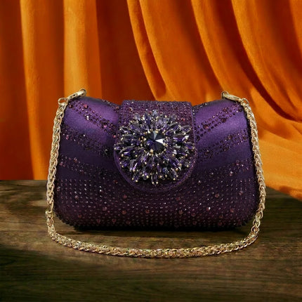 Zapatos y Bolso Nuevos de Diseño Italiano Azules con Diamantes de Imitación, Tacón Alto, Estilo de Moda, Zapatos de Tacón para Máxima Comodidad, Zapatos de Mujer