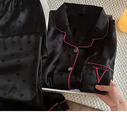 Pigiama floreale da donna della nuova estate Ragazze Estate Piccoli pantaloni freschi a maniche corte Abito da casa in raso di seta ghiacciata Foto reali platinumshop