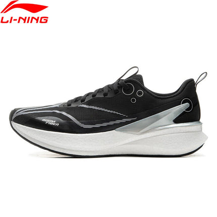 Li-Ning Men's RED HARE 8 PRO Racing Running Shoes BOOM FIBER Cushion Stable Sport Shoes Anti-Slip Wearable Sneakers ARPV003 PlatiNum