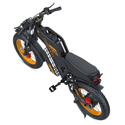 Bicicletta elettrica COSWHEEL GT20 Edition 2000W 48V 25A da montagna e fuoristrada, E-Bike da 20 pollici per tutti i terreni.
