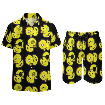 Set da uomo Magic Mushroom 80S 90S Stampa 3D Camicia hawaiana Set Camicia moda casual da donna da uomo + Pantaloncini 2 pezzi Set completo da spiaggia platinumshop